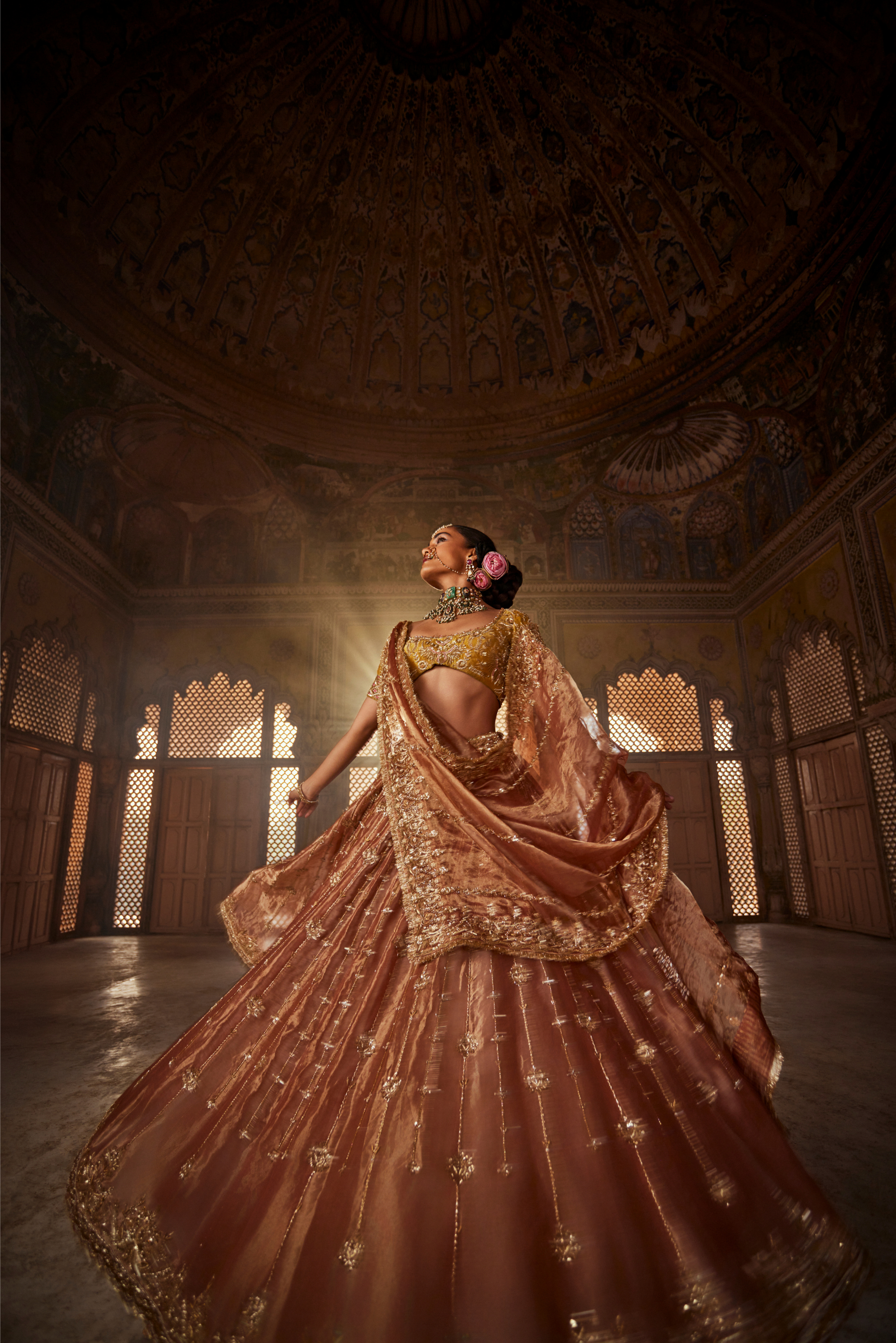 Desert Rose Lehenga