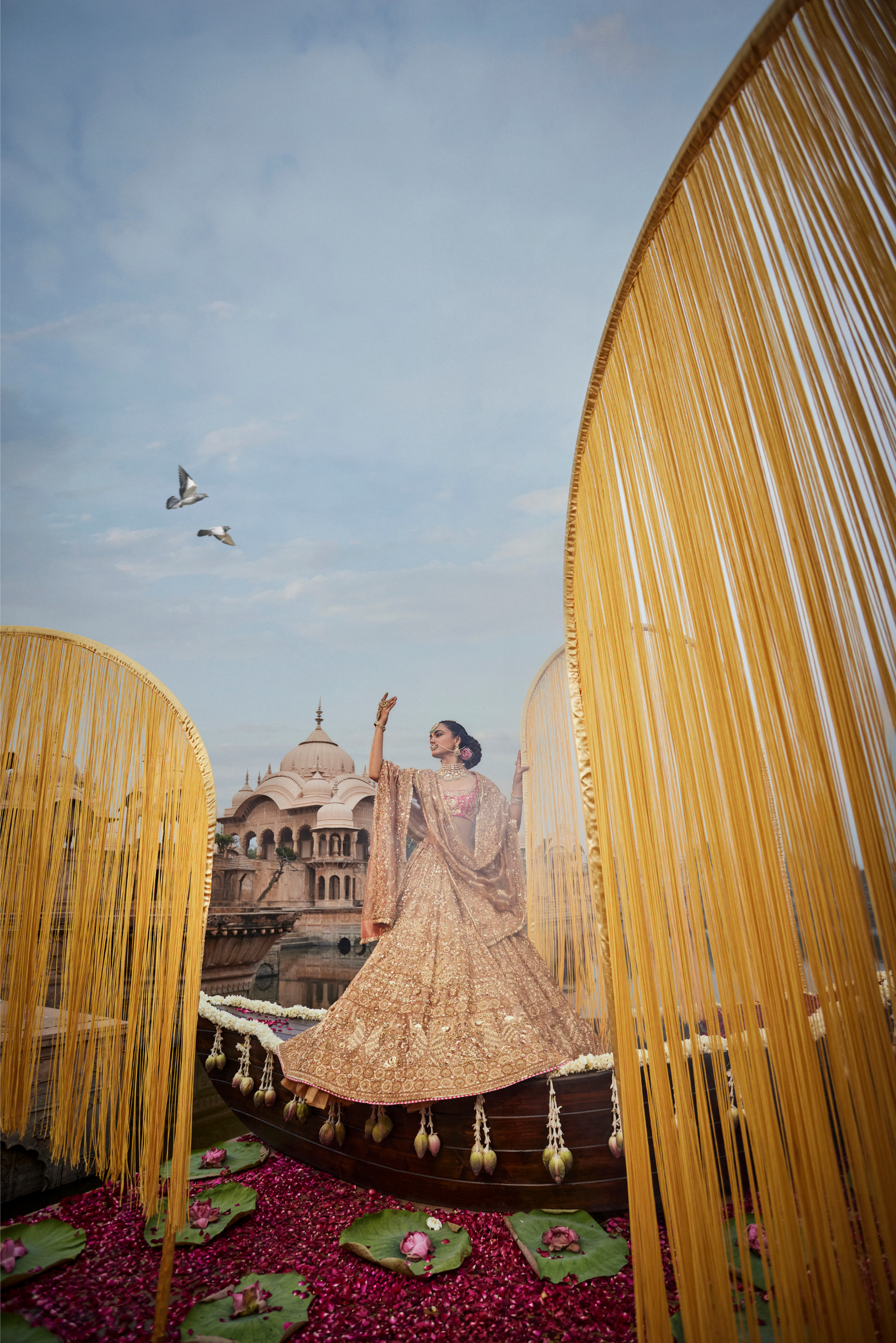 Golden Oak Lehenga