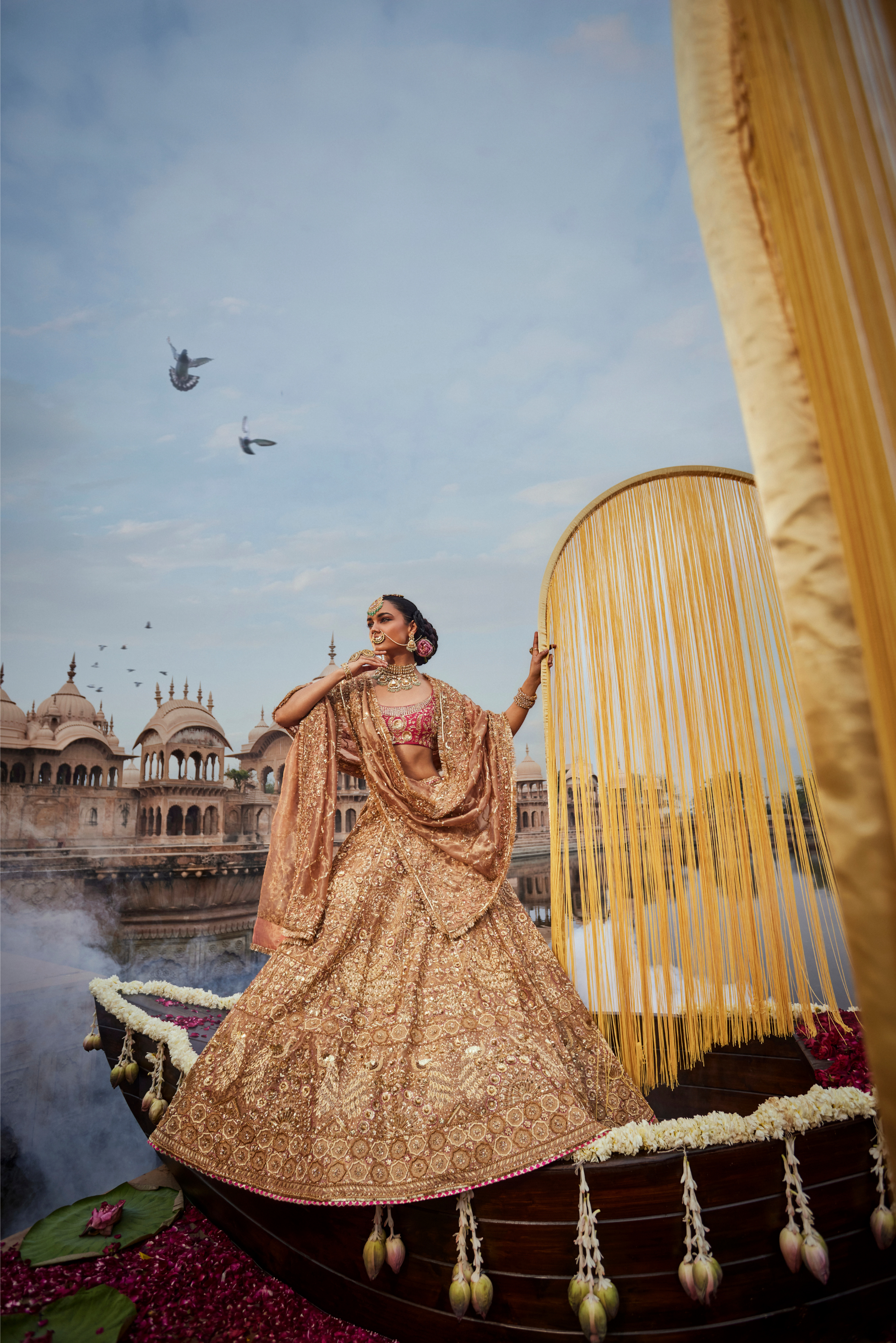 Golden Oak Lehenga
