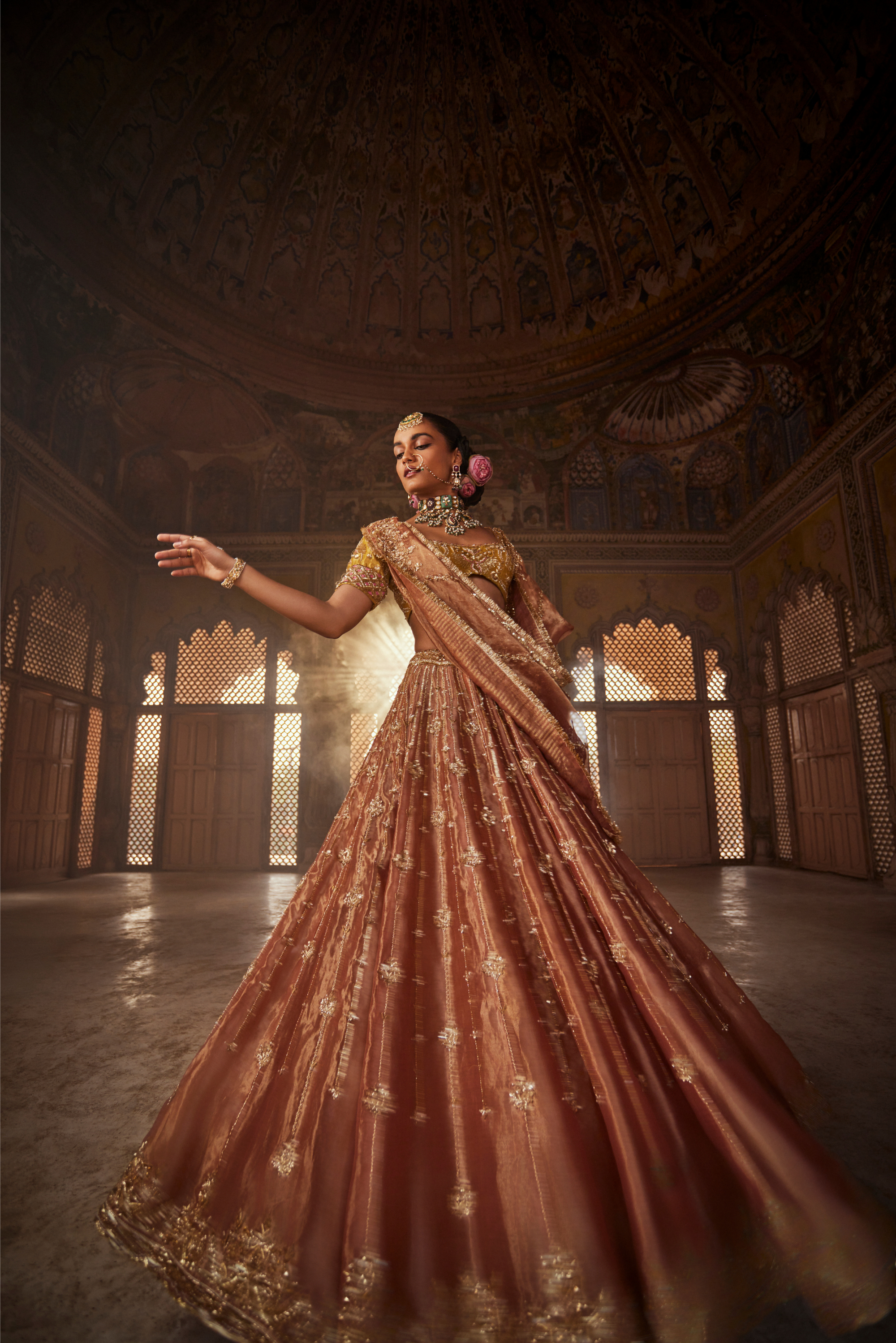 Desert Rose Lehenga