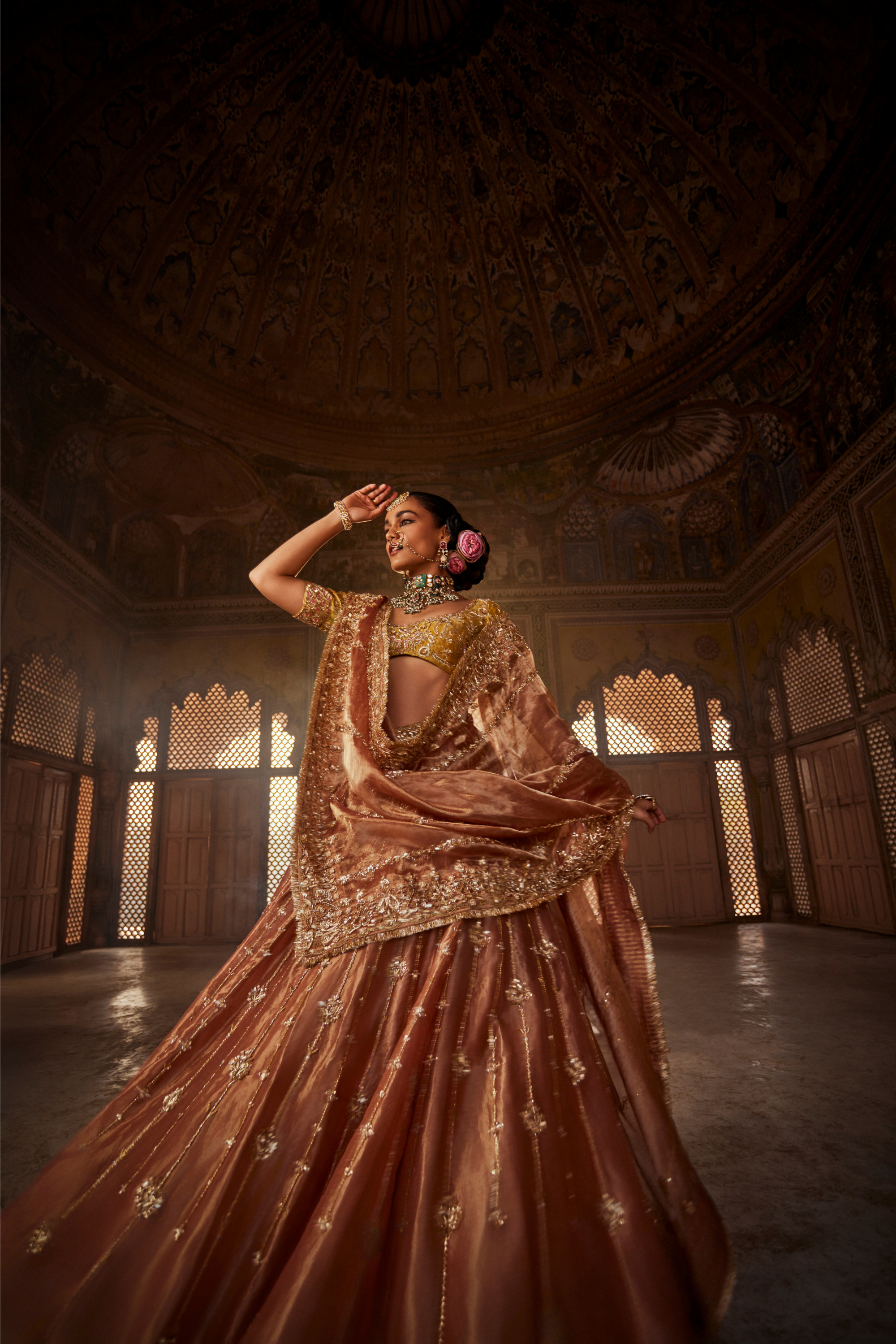 Desert Rose Lehenga